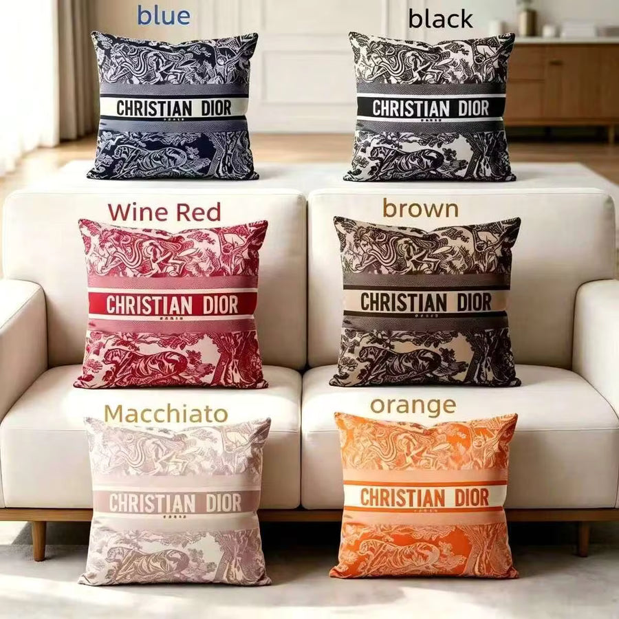 1pc Luxury Premium Pillow Case 45 X 45 Cm - Jacquard Embroidery Decorative Sofa Pillow Cover Suitable For Living Room, Bedroom, Sofa, Home, Office, Hotel, B&B Decoration